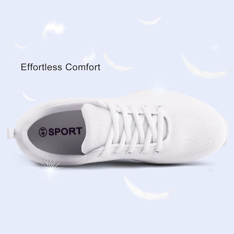 ARCLIBER Cheer Shoes Women White Dance Shoes,Cheerleading Sports Training Athletic Tennis Comfortable Shoes - Image 5